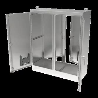 freestand 2 door electrical enclosure|72x48x24 freestand.